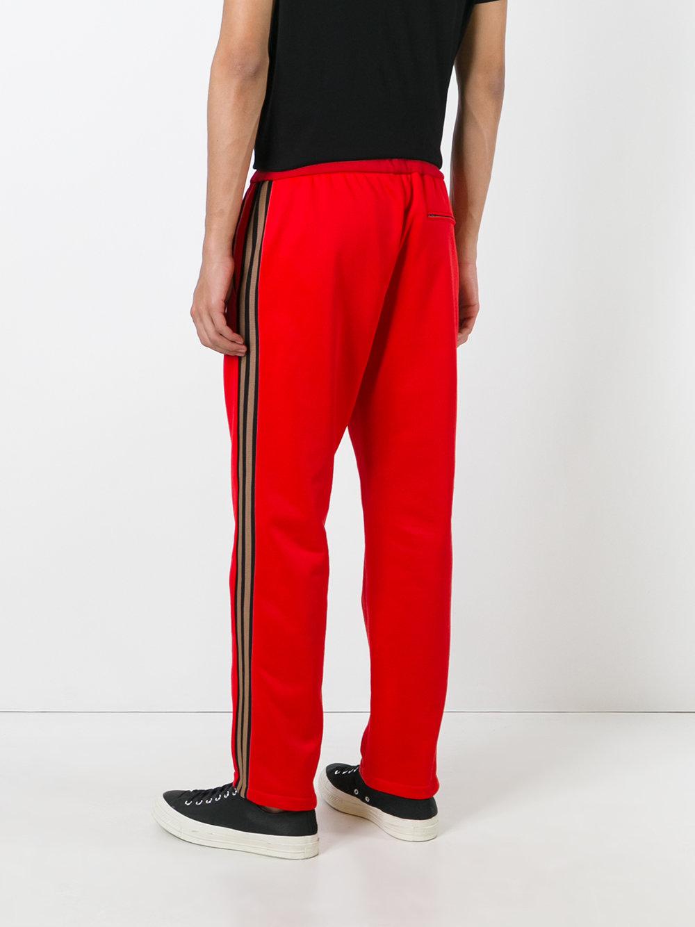 Lyst - Golden Goose Deluxe Brand Side Stripe Track Pants in Red for Men