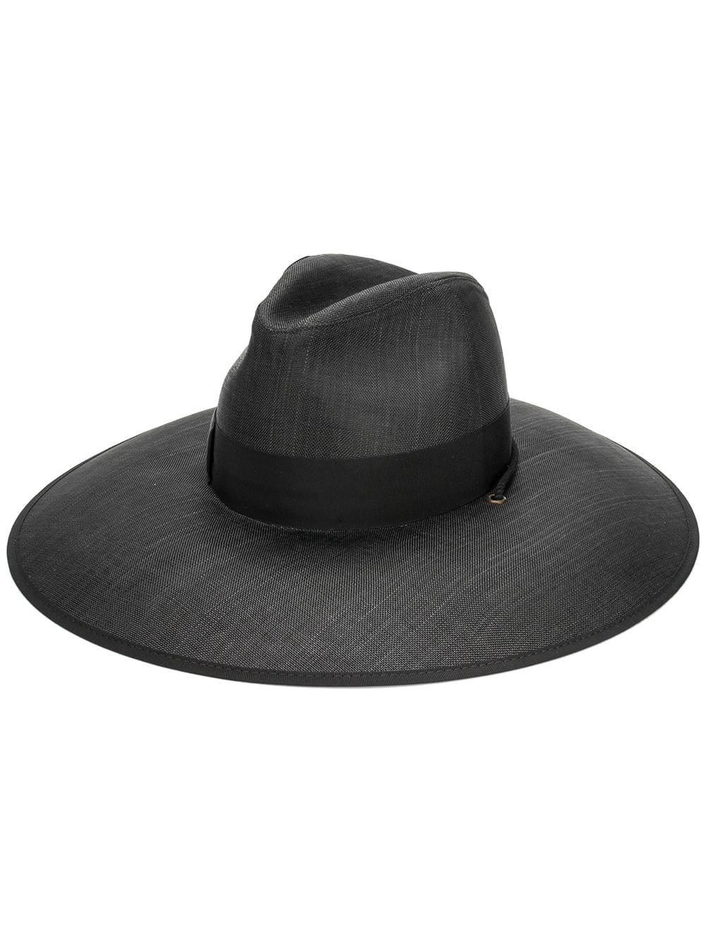 Gucci Cotton Wide-brimmed Hat in Black - Lyst