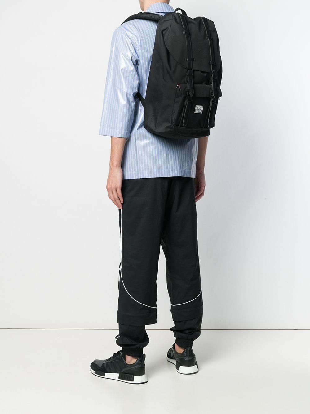 Herschel Supply Co. Double Buckle Backpack in Black for Men - Lyst