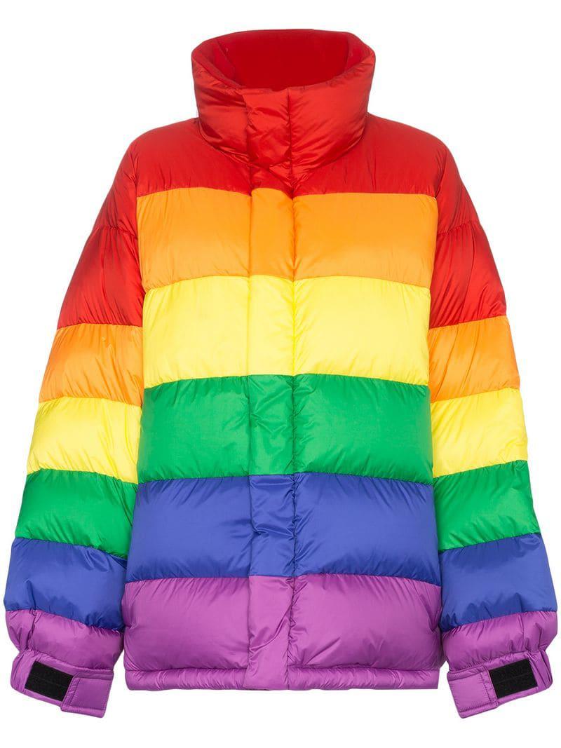 Lyst - Burberry Rainbow Feather Down Puffer Jacket - Save 56. ...