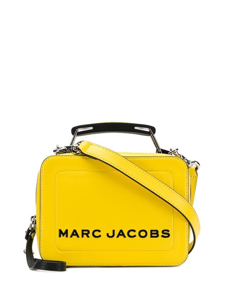 Marc Jacobs The Mini Box Bag in Yellow - Lyst