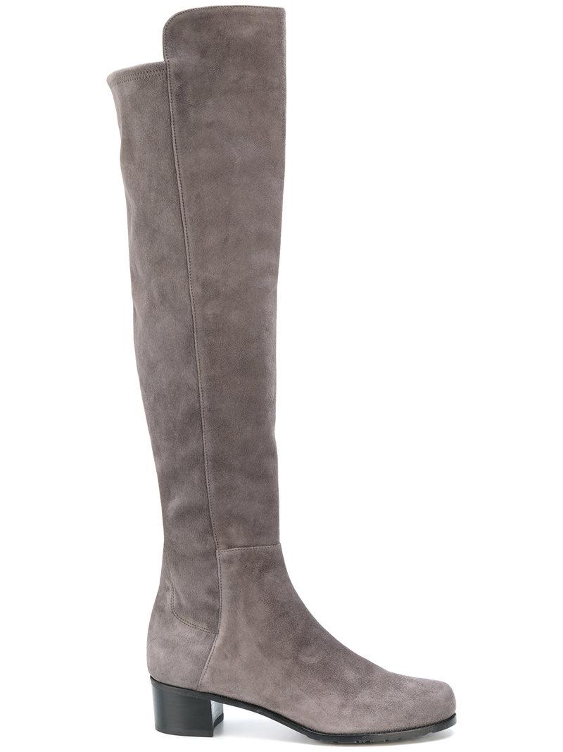 stuart weitzman gray highland boots