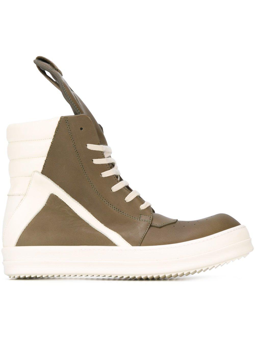 Lyst - Rick Owens 'geobasket' Hi-top Sneakers in Brown for Men