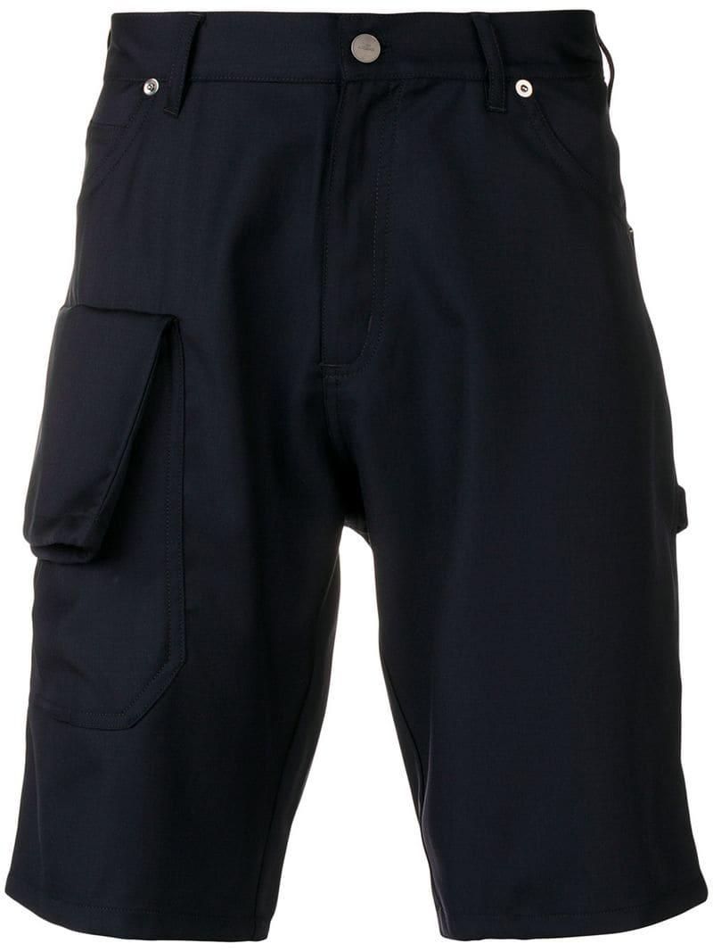 big and tall navy blue cargo shorts