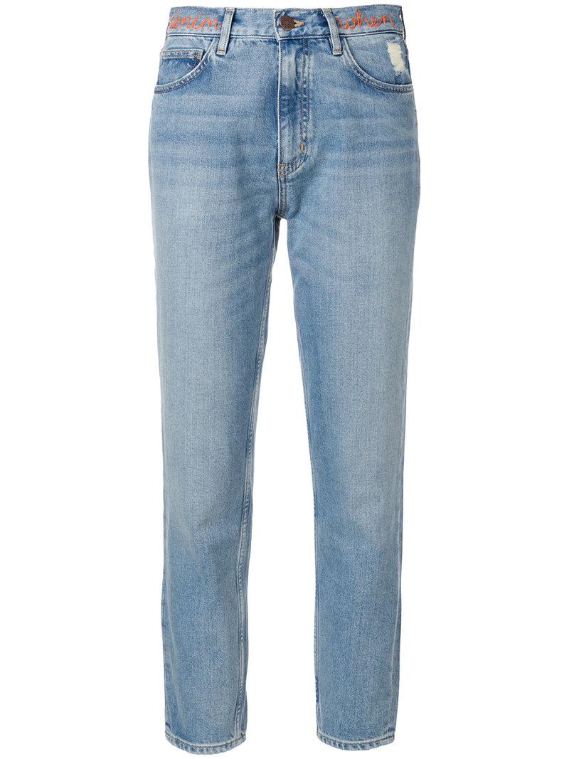Lyst - Mih Jeans Jeans Ricamati in Blue