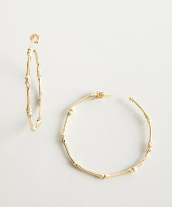 Bamboo Hoop Earrings Uk The Best Produck Of Earring Gold Bamboo Hoop Earrings Uk Image Of Earring