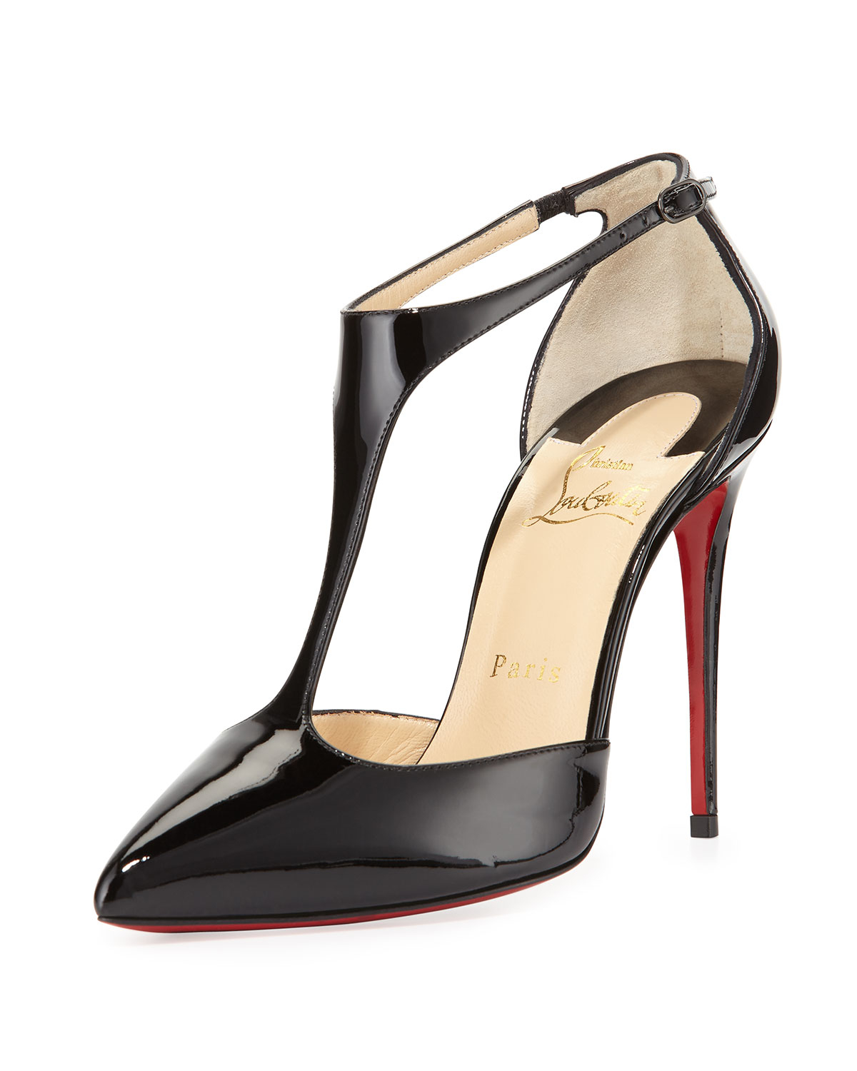 christian louboutin j string patent red sole pump black christian louboutin j string patent red sole pump black