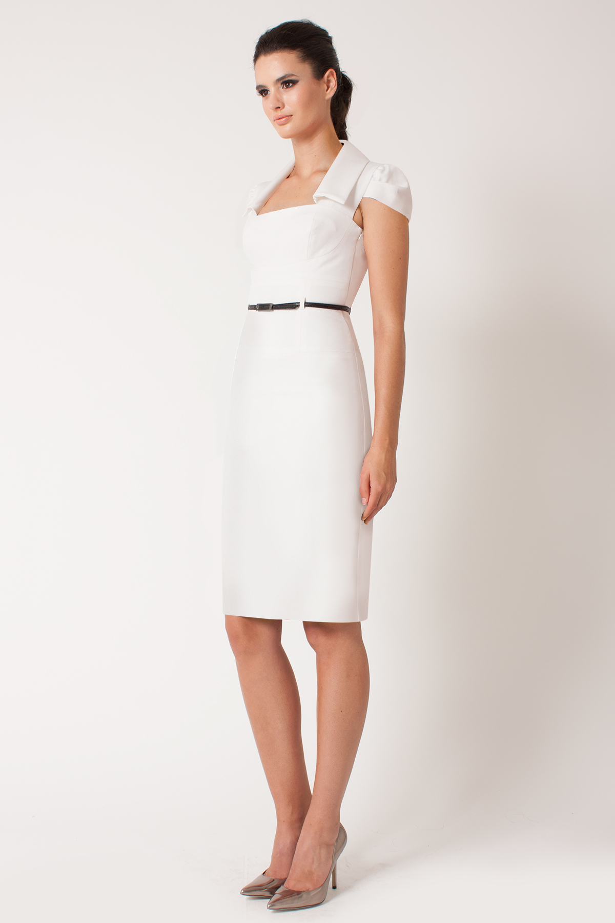 Lyst - Black Halo Jacket Dress in White