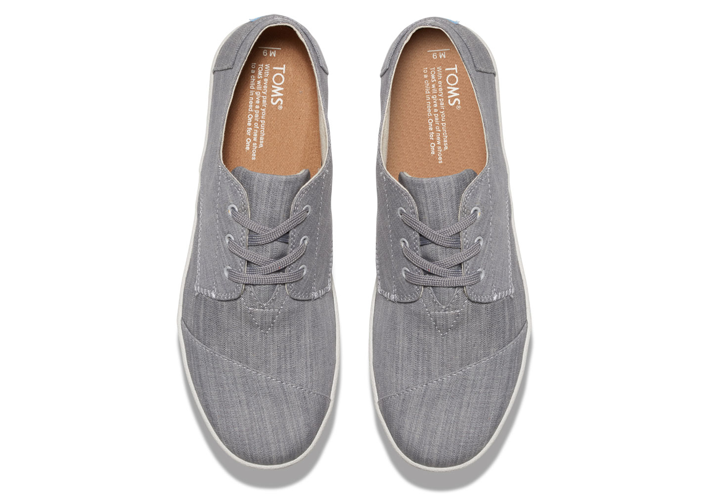 Toms Grey Denim Men's Paseo Sneakers in Gray for Men | Lyst