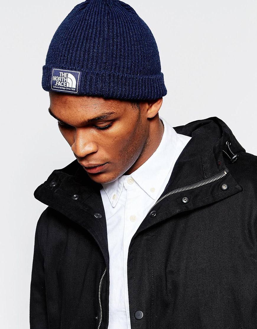 blue north face hat