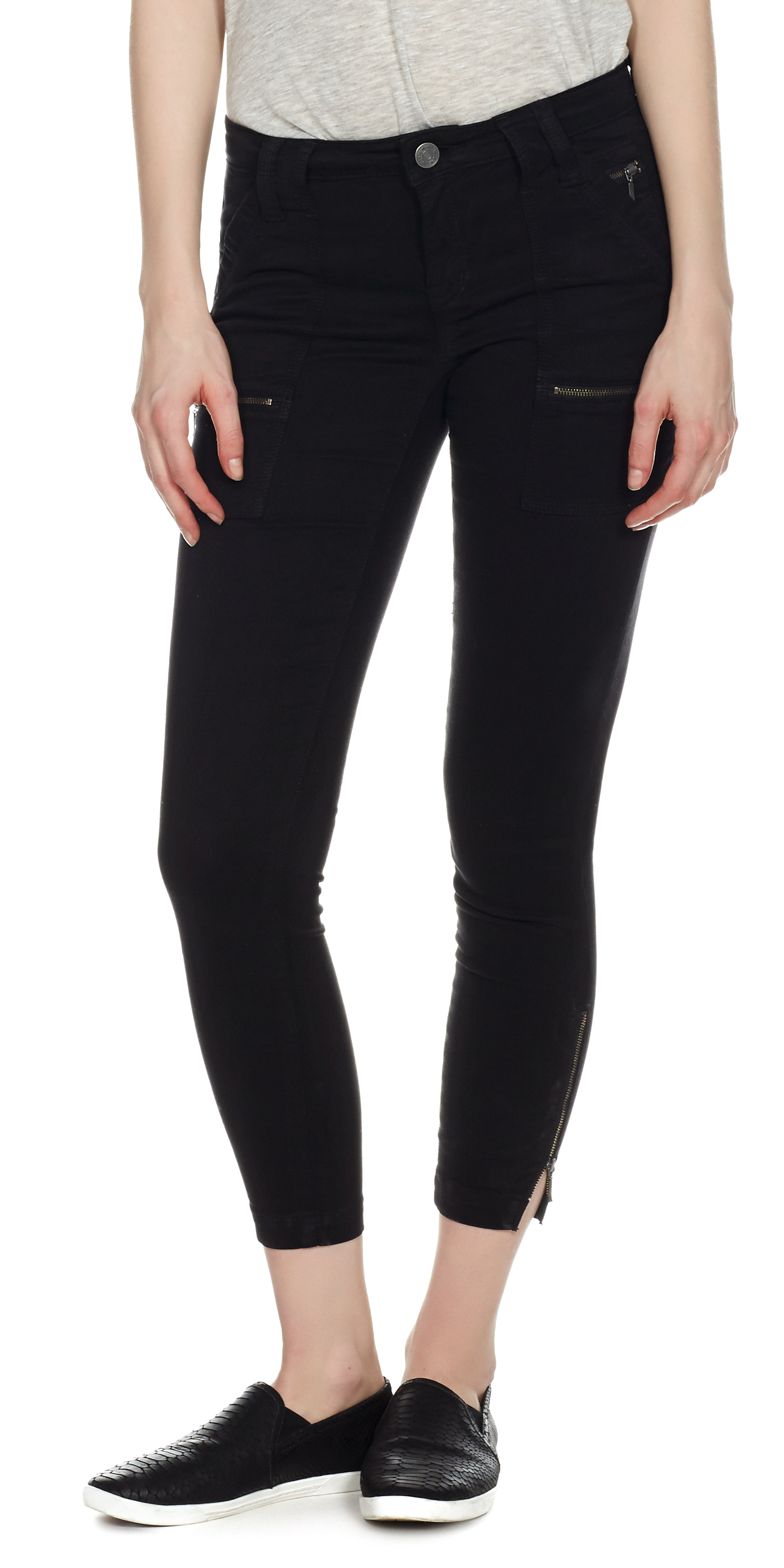 Joie Park Skinny Pants in Black (Caviar) | Lyst