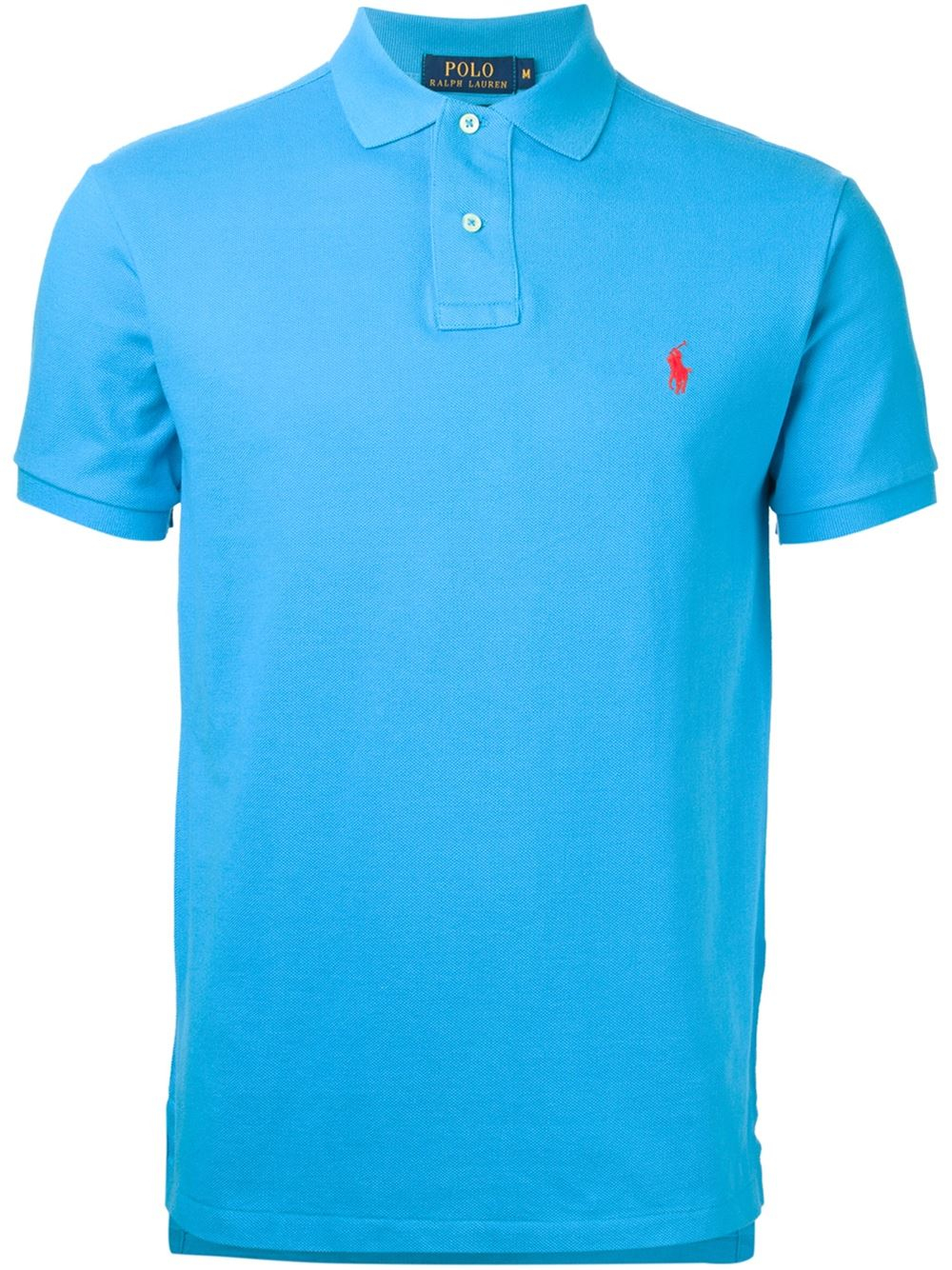 Polo Ralph Lauren Slim Fit Cotton Polo Shirt In Blue For Men Lyst 