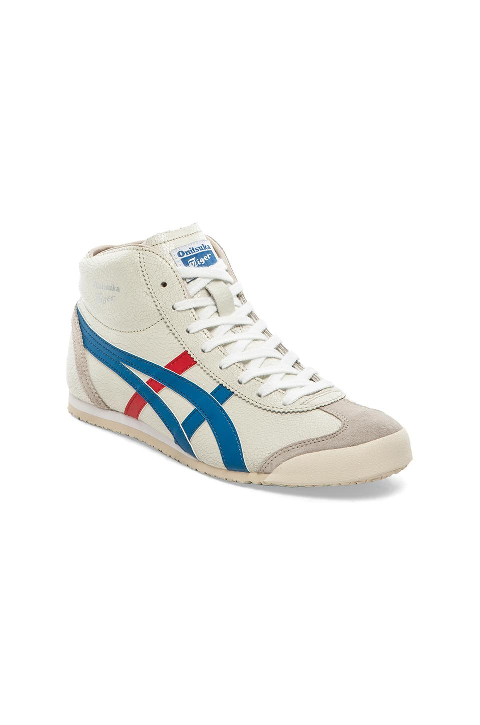 Onitsuka tiger Mexico Mid Runner in White for Men | Lyst