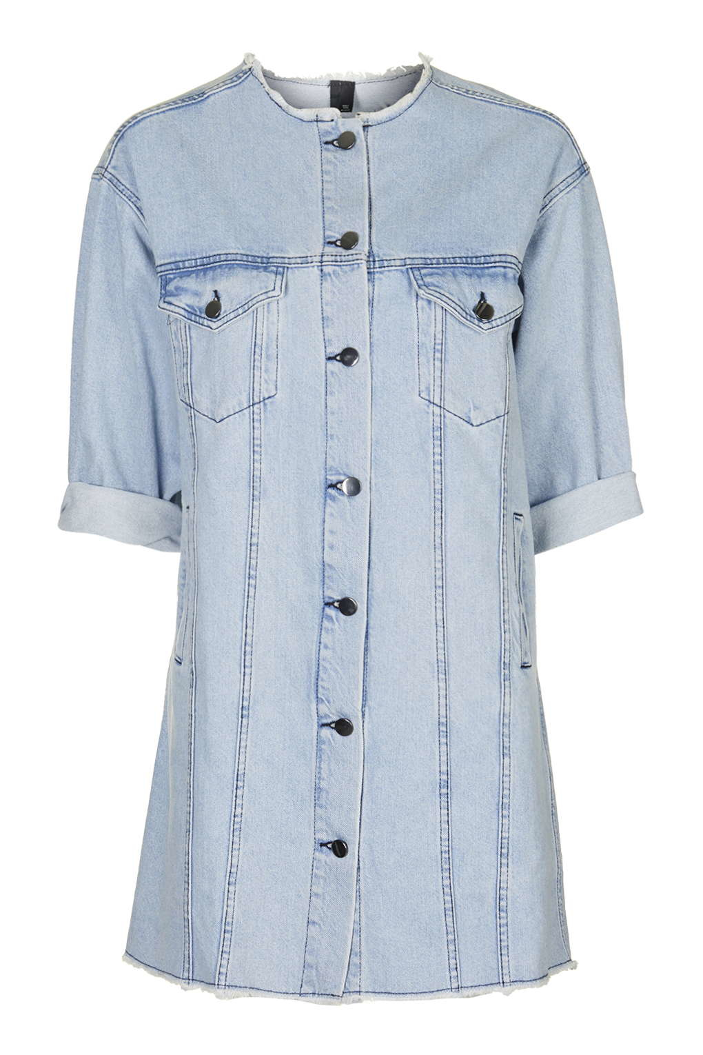 Deep Cuff Denim Dress by Boutique - Topshop Boutique - Clothing ...