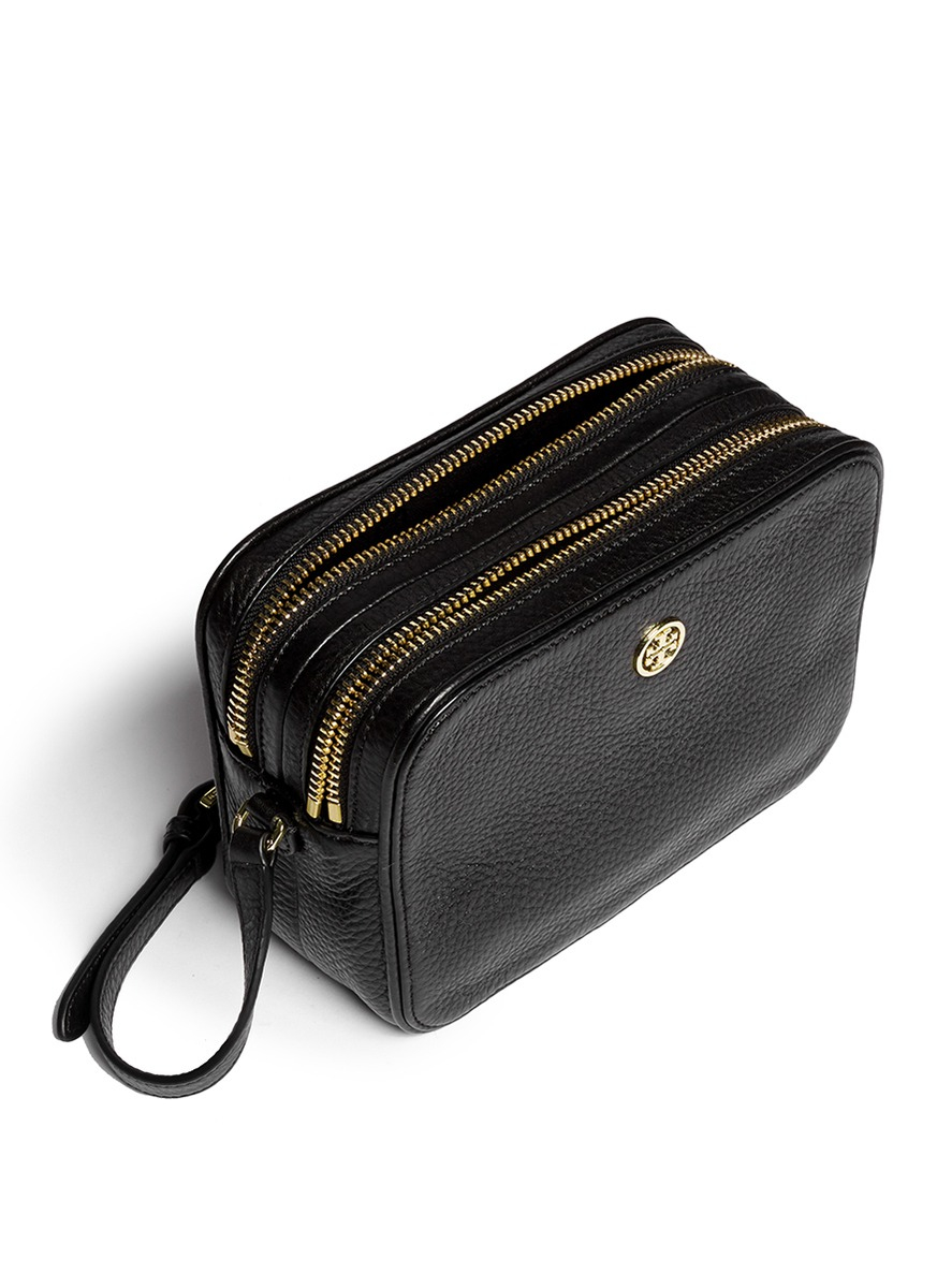 Tory Burch Carson Zip Top Crossbody Bag IUCN Water