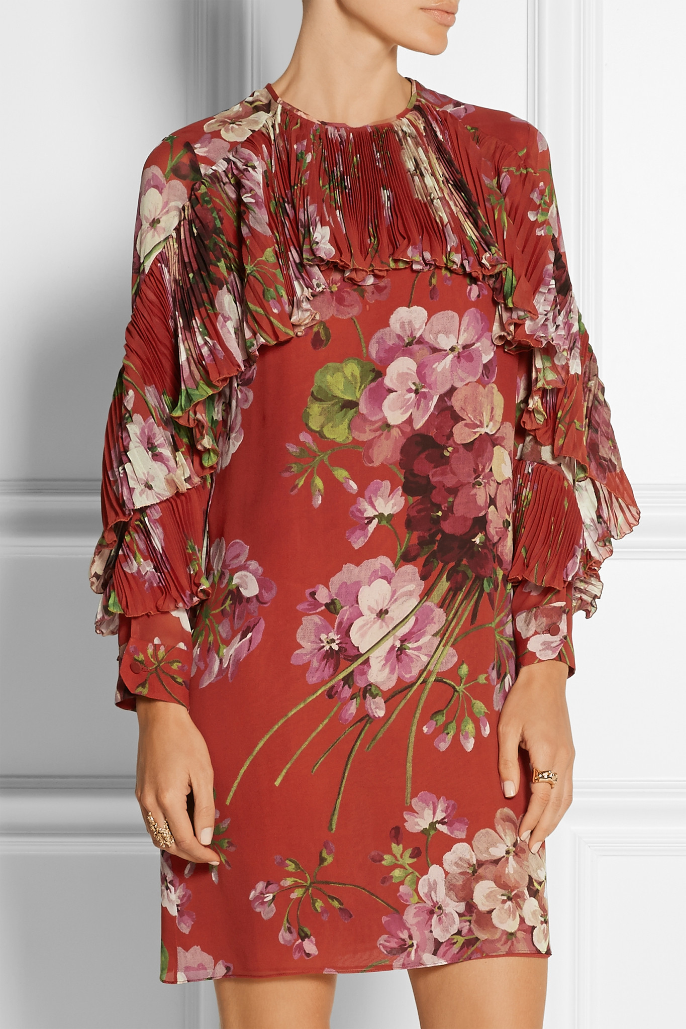 floral georgette