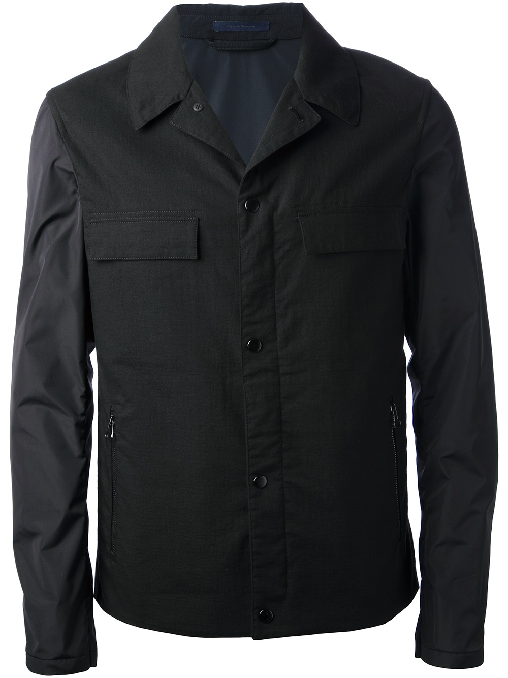 Lyst - Lanvin Button Down Jacket in Black for Men