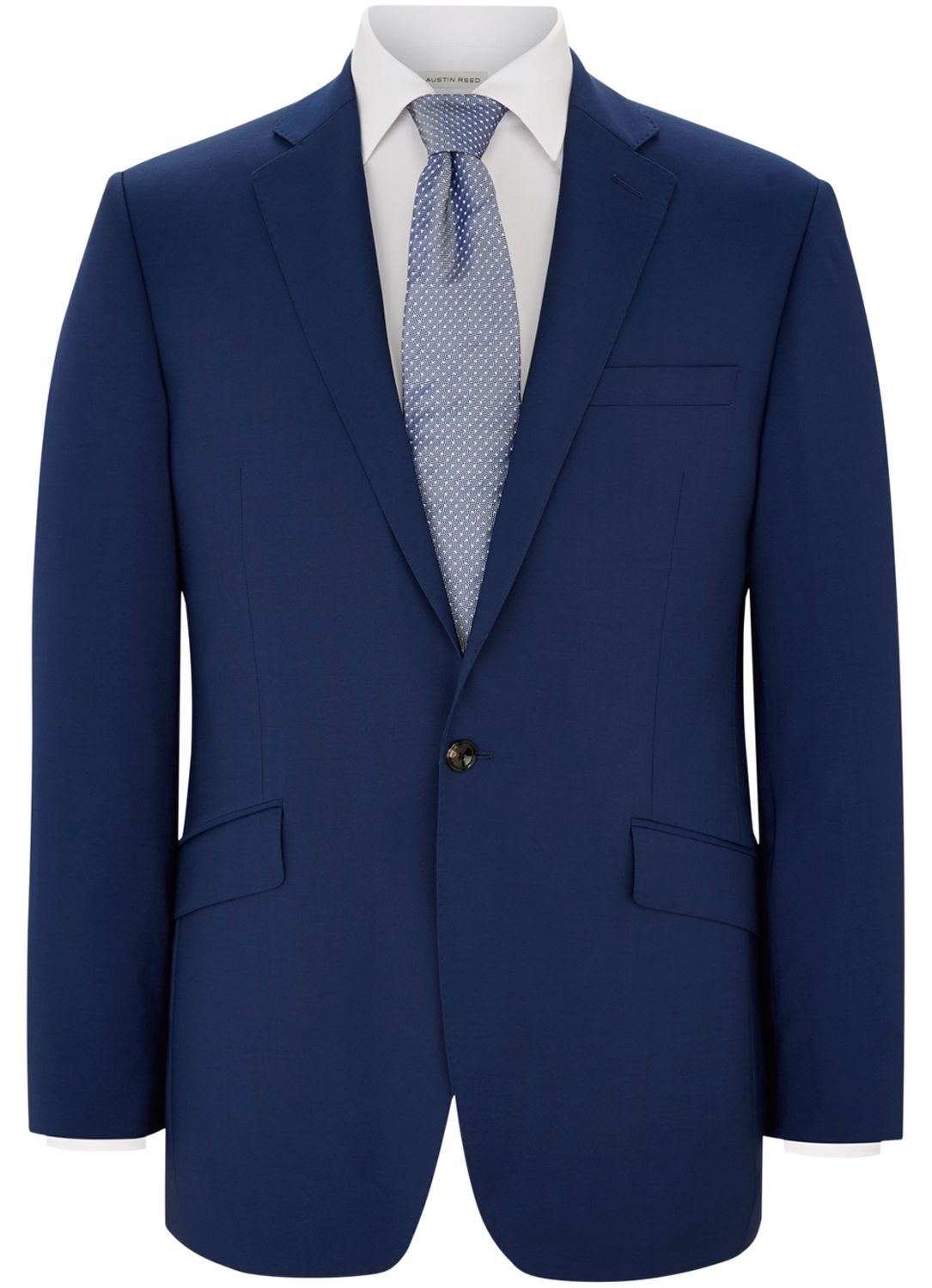 Austin reed Plain Notch Collar Tailored Fit Suit Jacket in Blue for Men ...