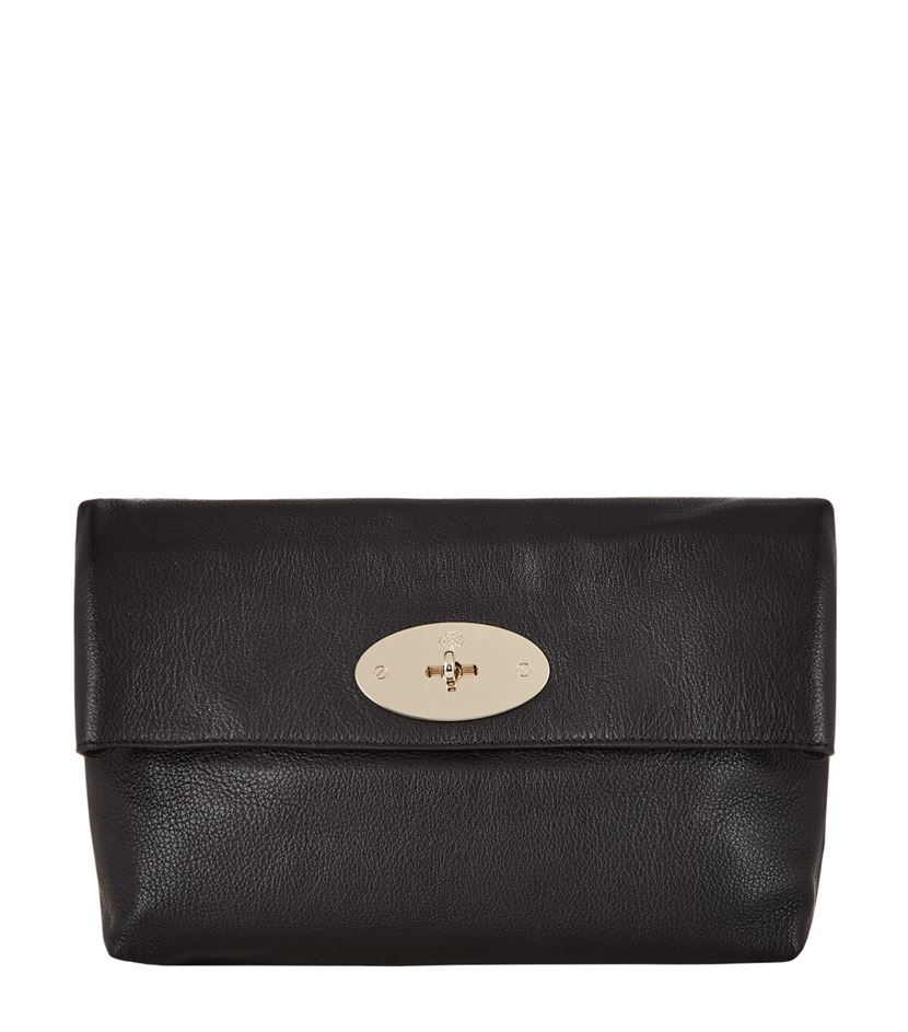 Mulberry Clemmie Clutch in Black | Lyst