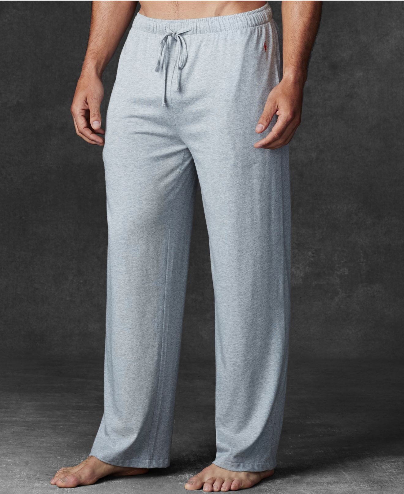 Polo ralph lauren Men's Supreme Comfort Knit Pajama Pants in Gray for
