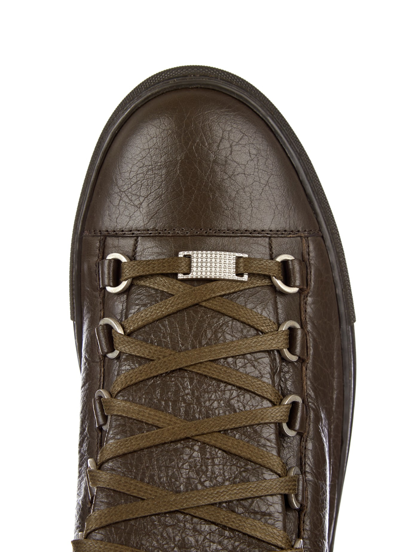 balenciaga leather arena