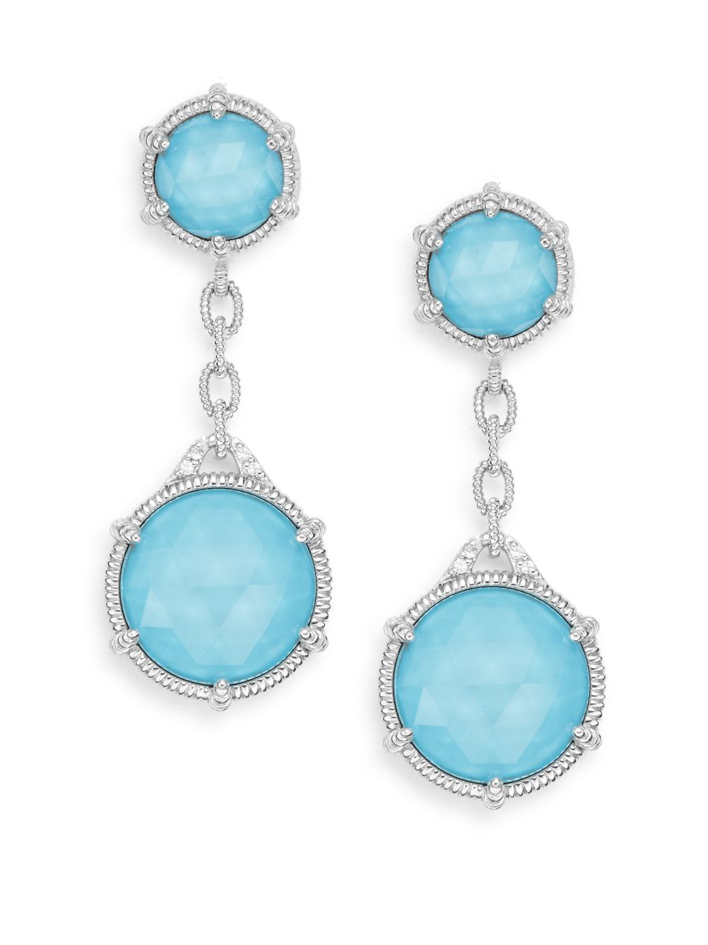 Lyst Judith Ripka Eclipse Turquoise White Sire Sterling Gallery