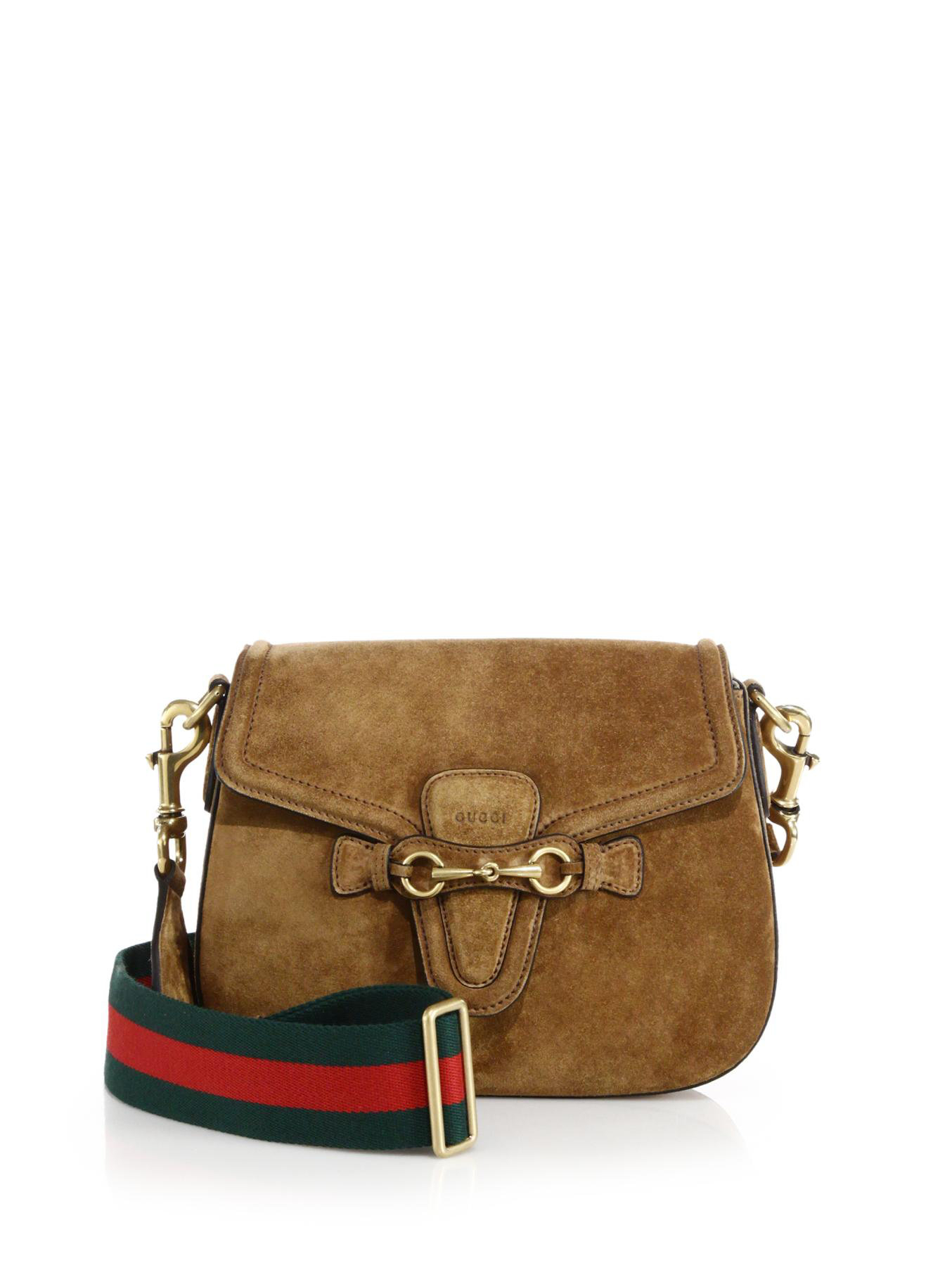 Gucci Brown Suede Shoulder Bag | NAR Media Kit