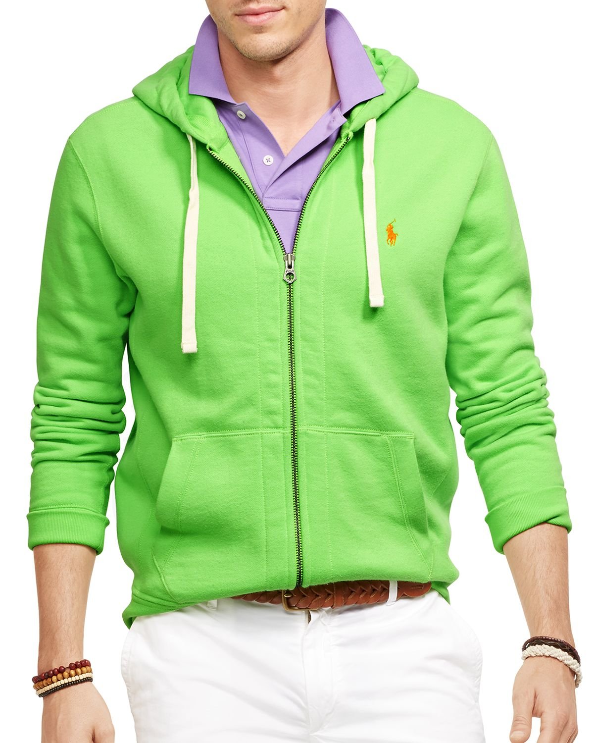 dark green polo hoodie