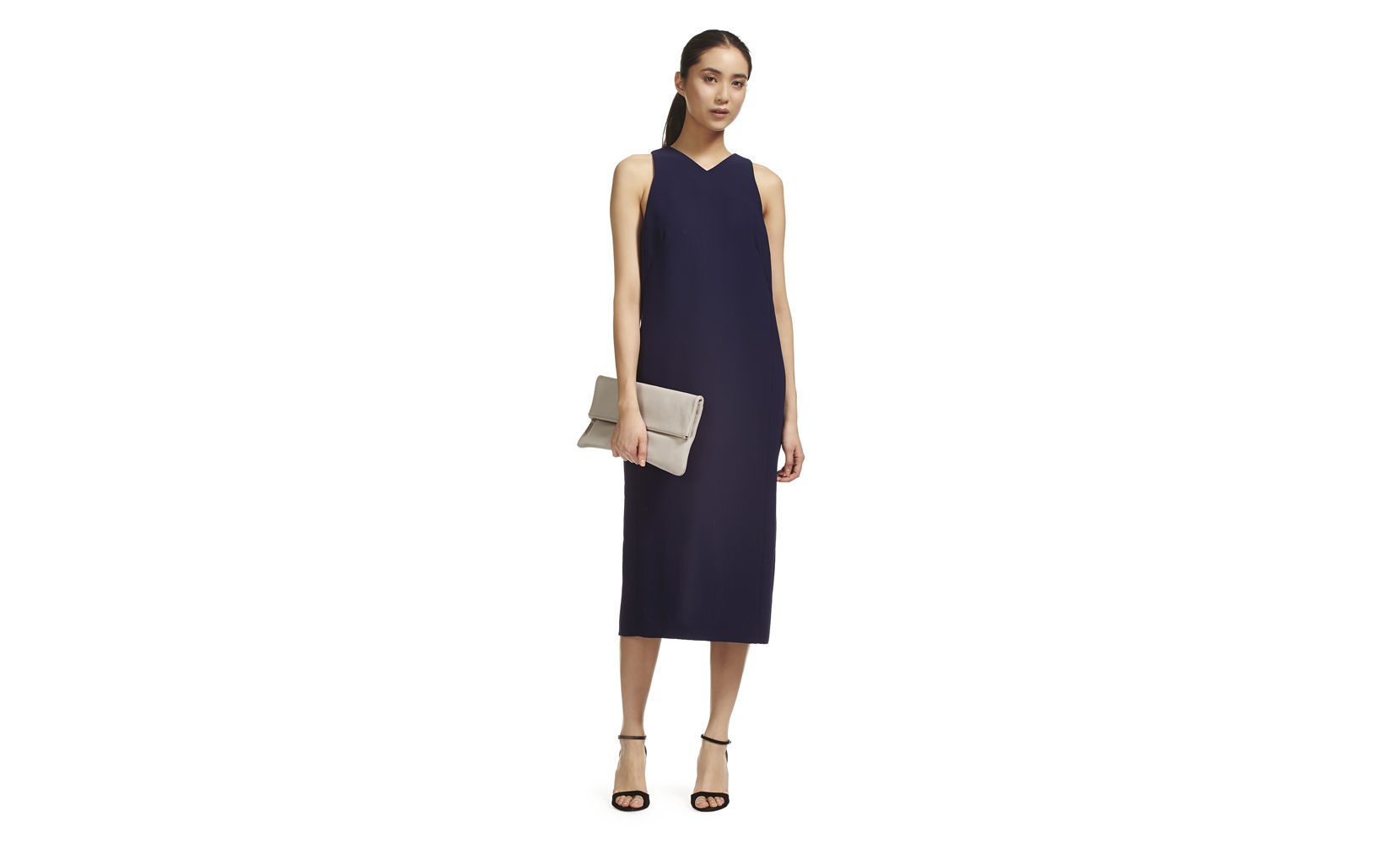 Whistles Whistles Suzie Tencel Dress in Blue Lyst