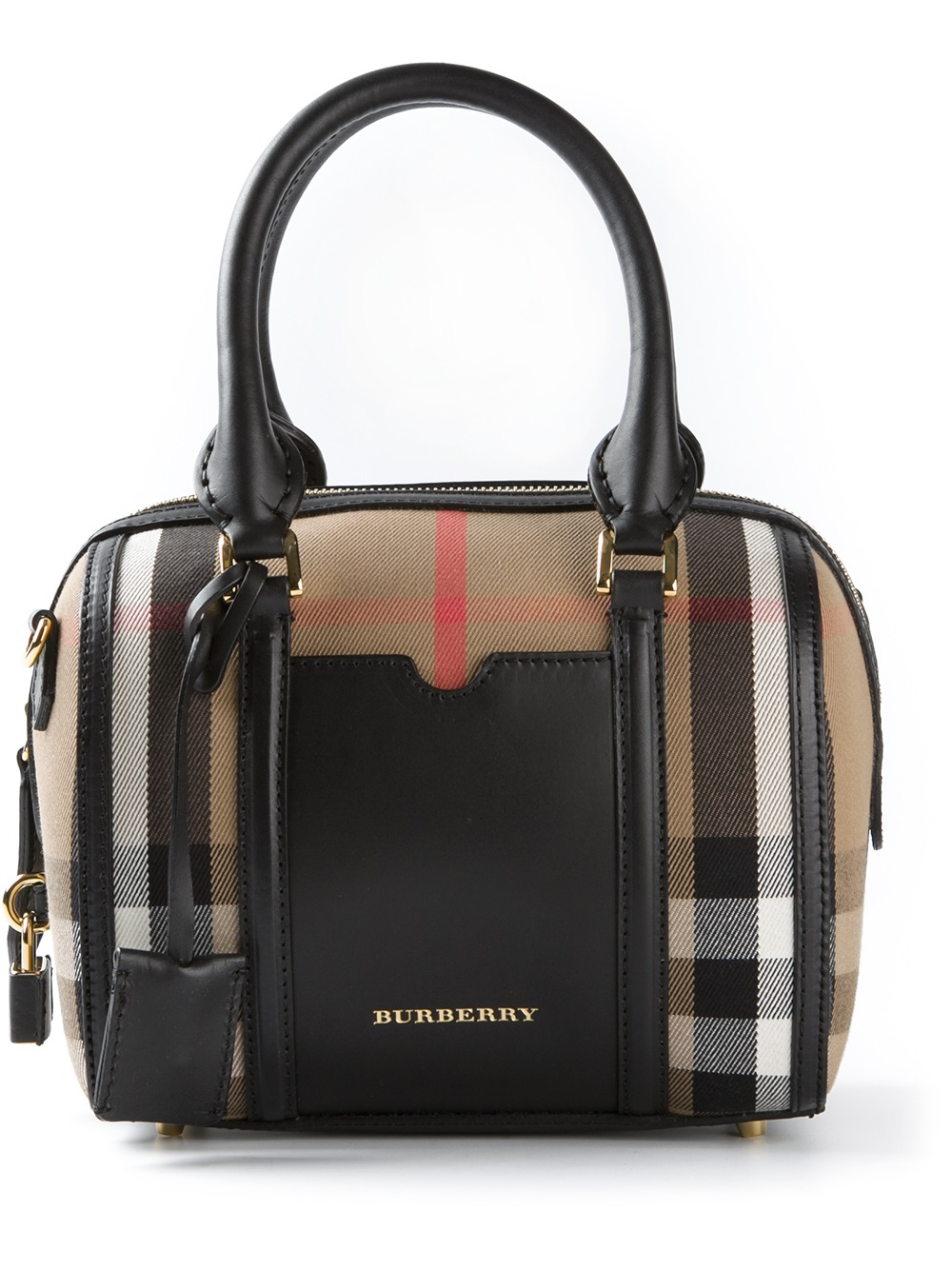 Burberry Small Alchester Bowling Bag In Brown Lyst Gallery