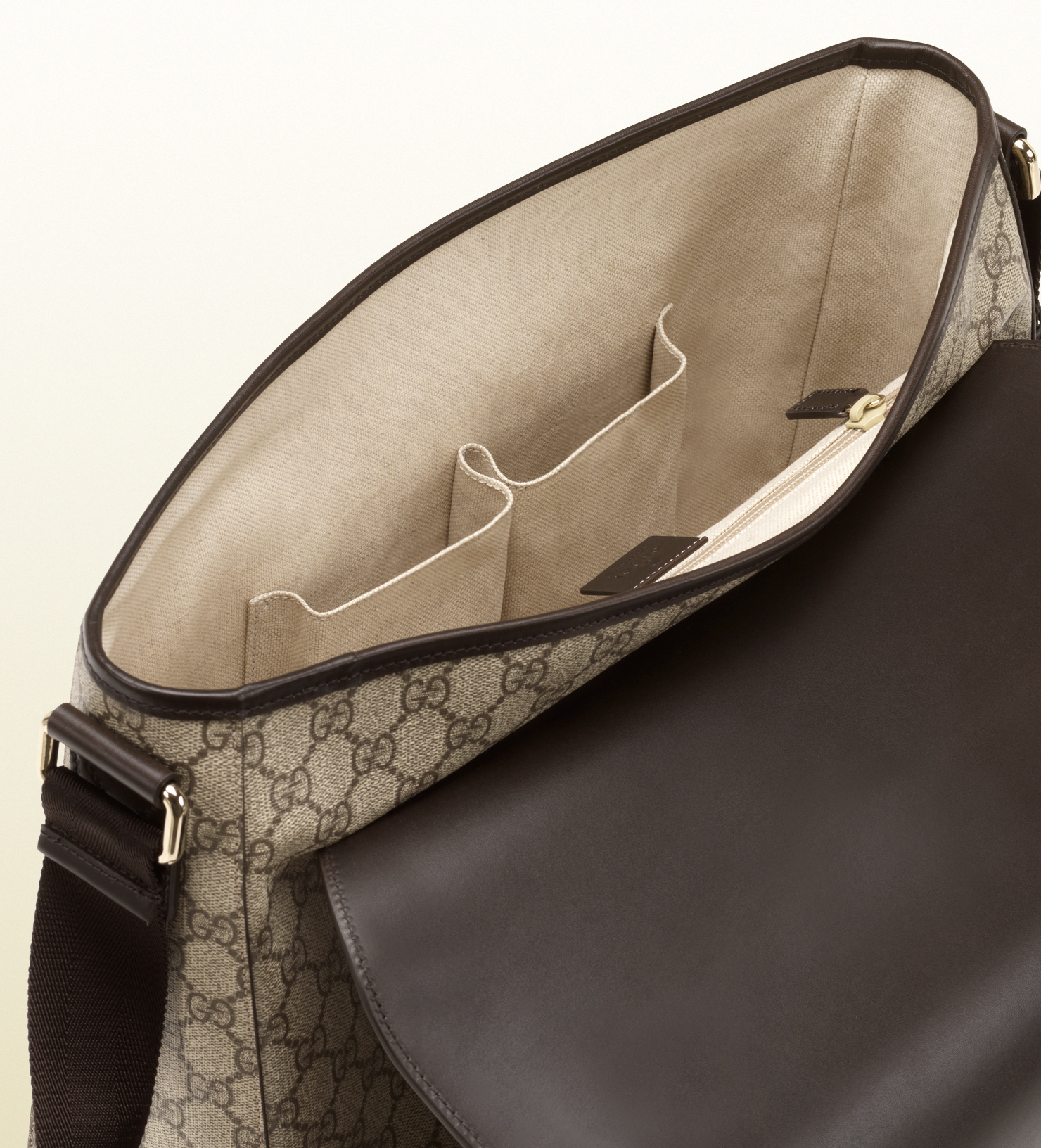 Lyst - Gucci Gg Supreme Canvas Messenger Bag in Brown for Men