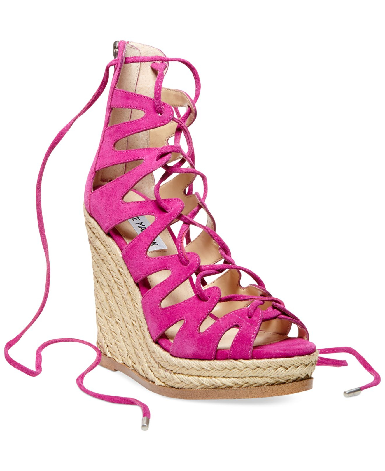 steve madden pink platform sandals