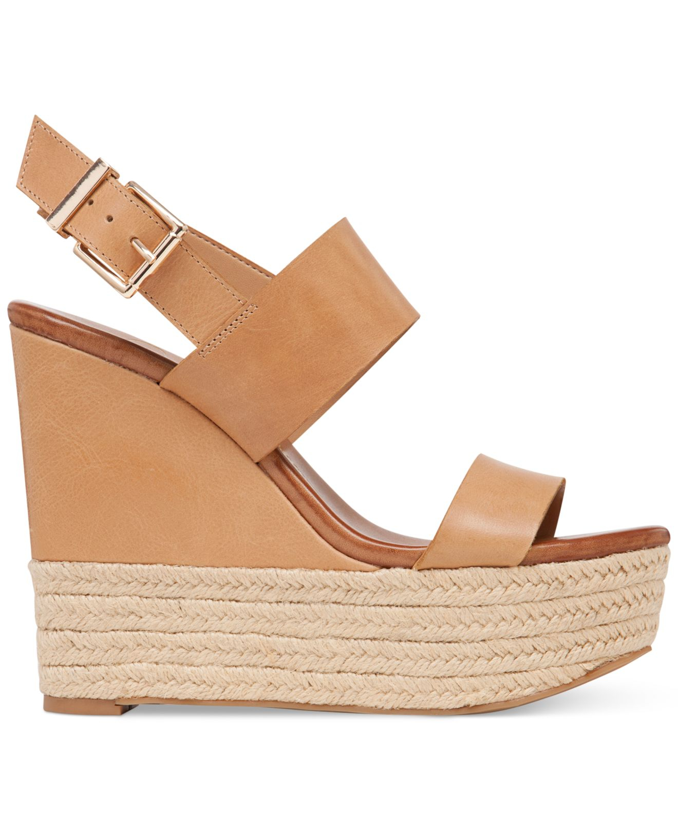 Jessica simpson Allyn Two-piece Slingback Platform Wedge Sandals in ...