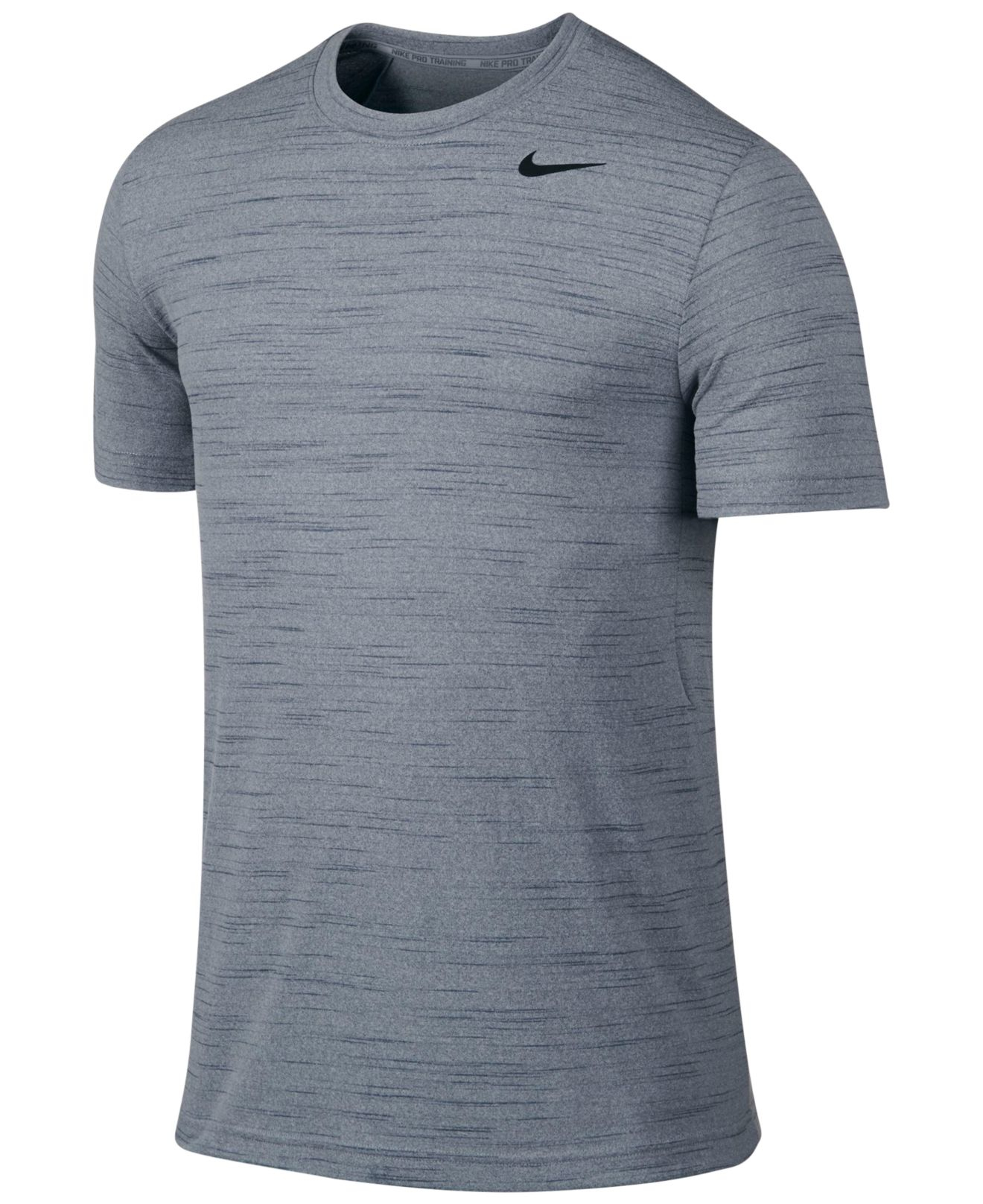 Nike Men's Dri-fit Touch Heather T-shirt in Gray for Men | Lyst