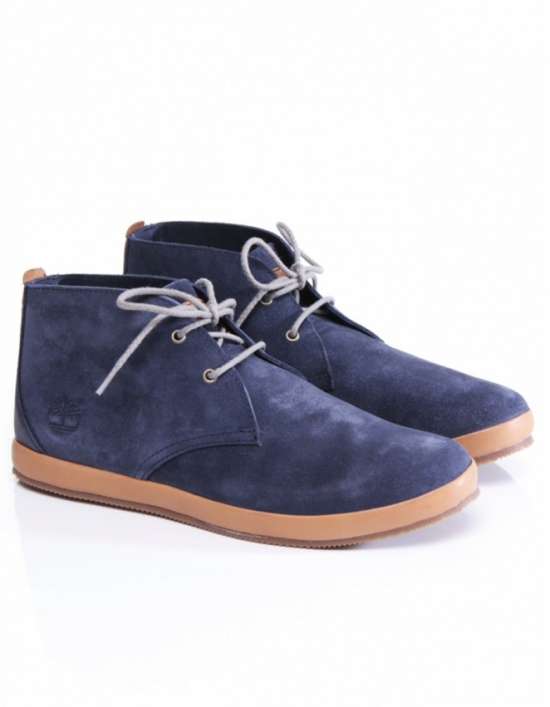 Timberland Woodcliffe Suede Boots in Blue for Men | Lyst