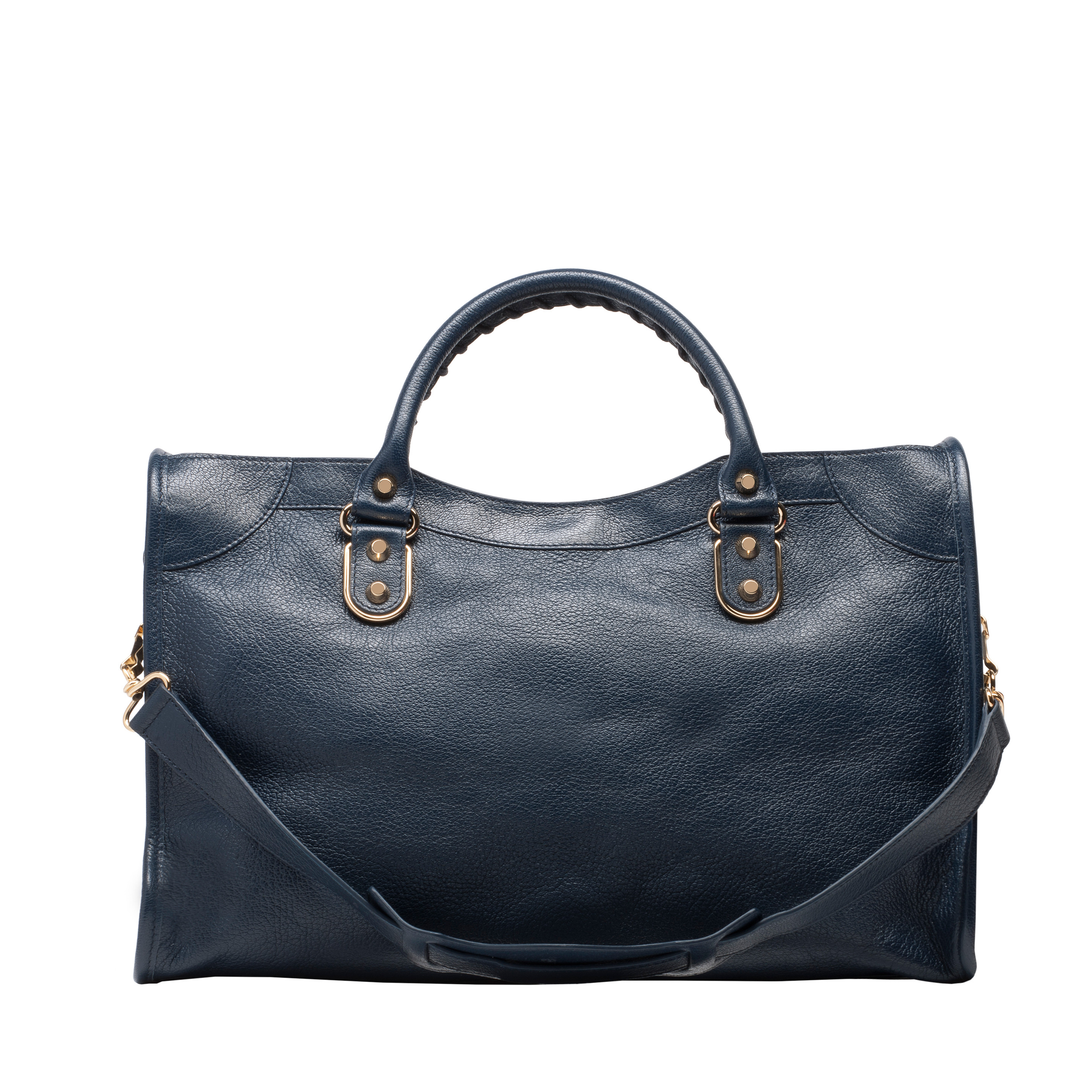 Balenciaga Classic Metallic Edge City in Blue | Lyst