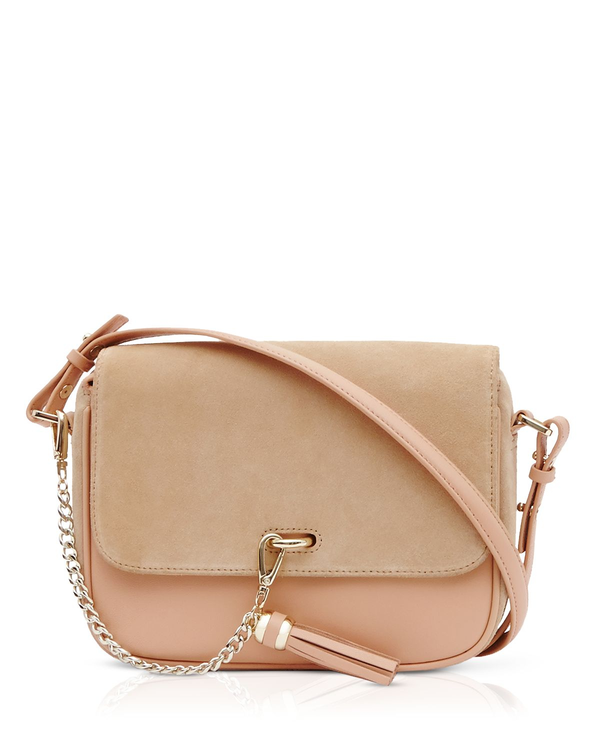 reiss shoulder bag small laguna chain tassel in orange apricot lyst reiss shoulder bag small laguna chain tassel in orange apricot lyst