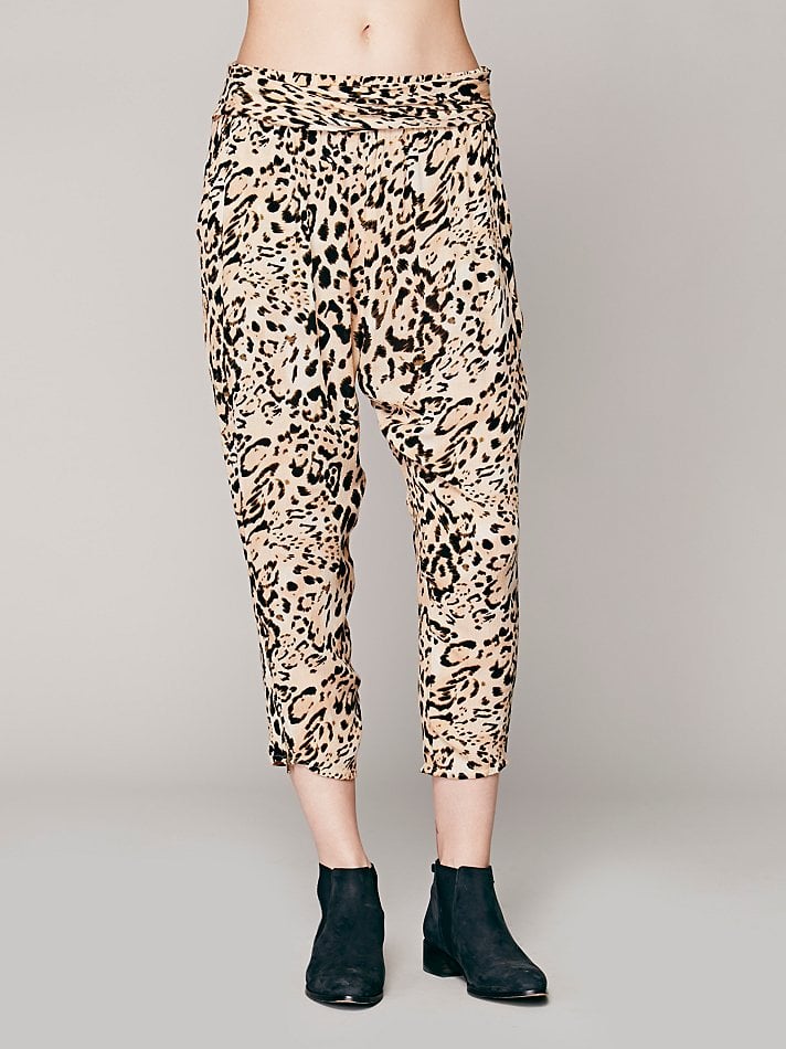 Lyst - Free People Twisted Leopard Harem Pant in Natural