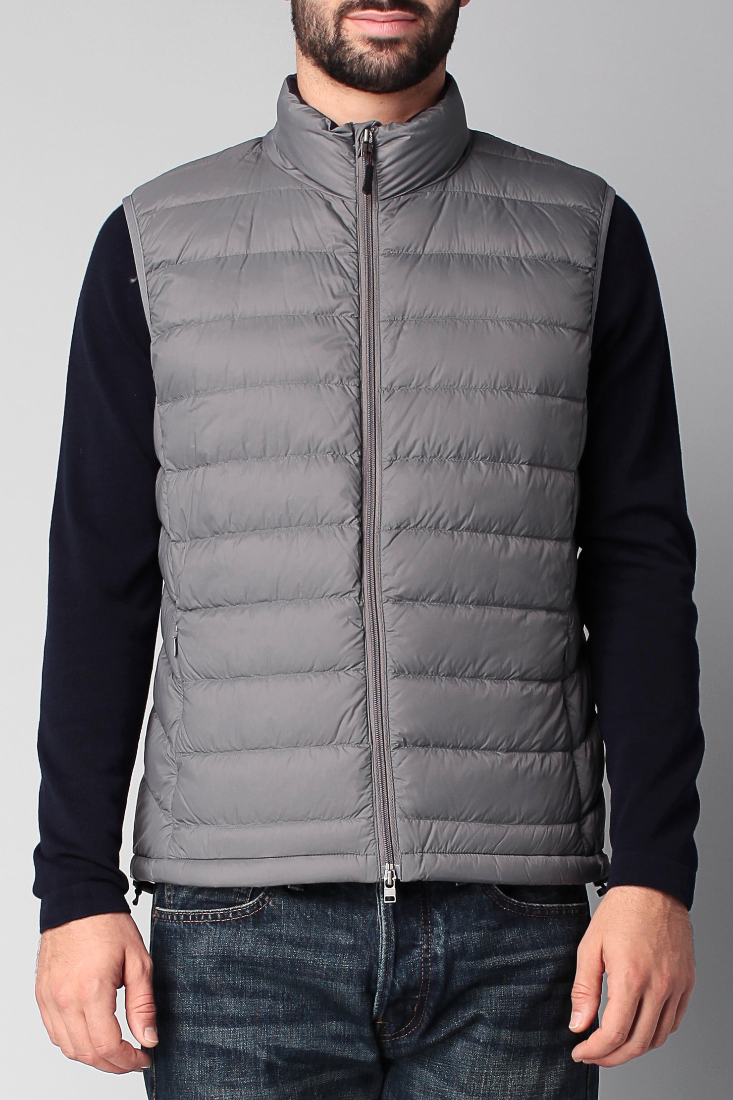 Esprit Quilted Jacket in Gray  Lyst