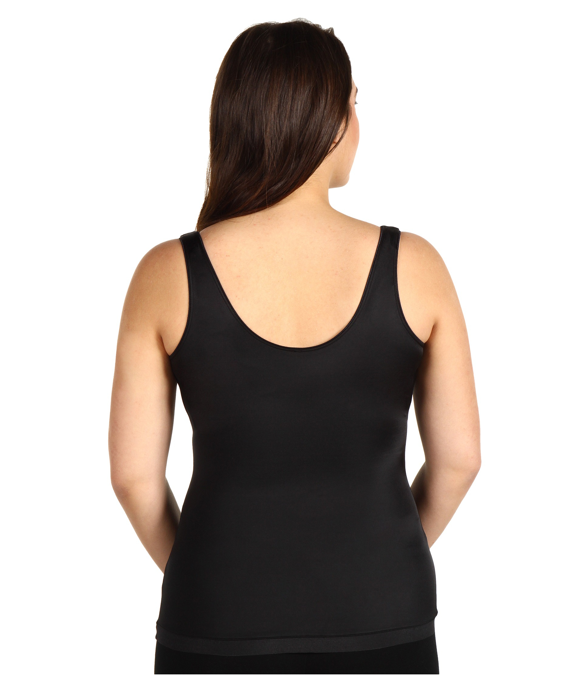 Spanx Plus Size Slimplicity® Openbust Camisole in Black Lyst