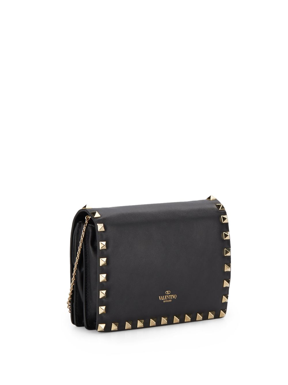 Lyst Valentino Leather Studded Crossbody Bag In Black Gallery