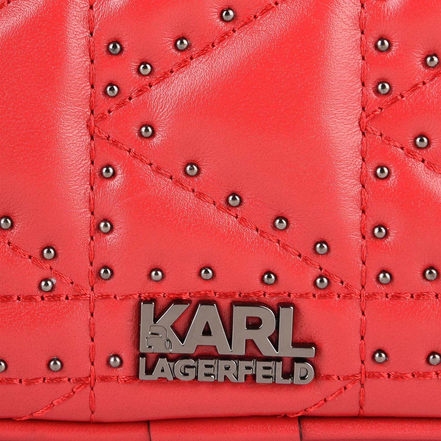 Karl Lagerfeld Red Handbag