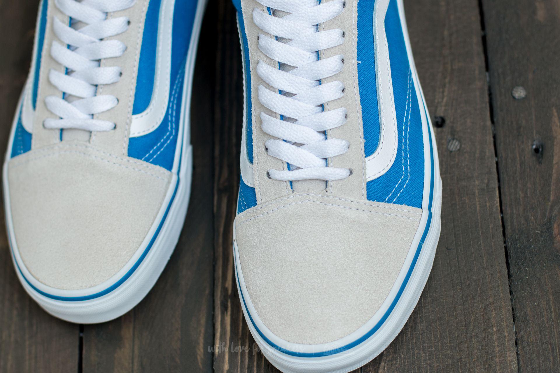 vans old skool french blue true white vans old skool french blue true white
