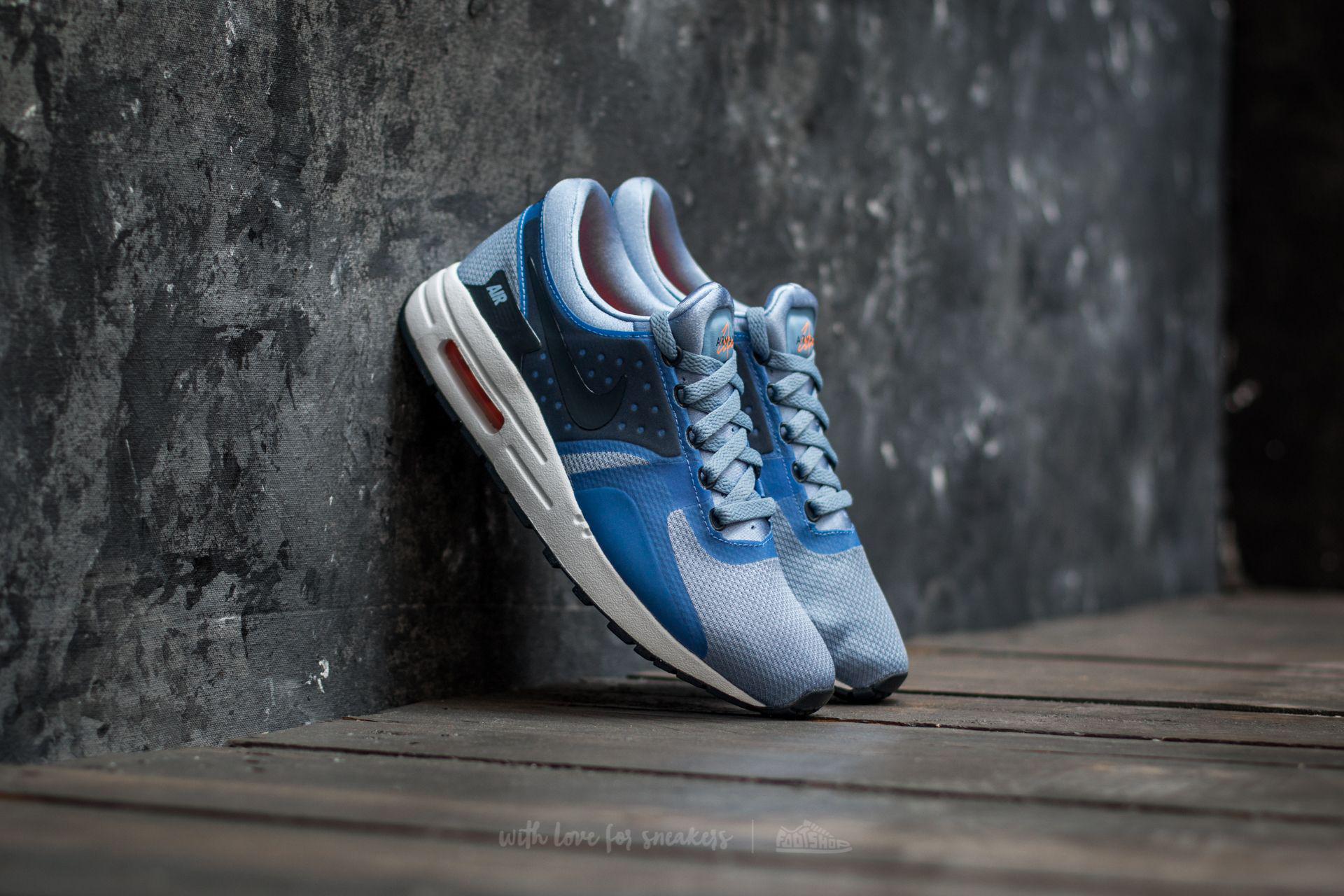 lyst nike air max zero essenziale gs lavoro blu / armeria marina in blu lyst nike air max zero essenziale gs lavoro blu / armeria marina in blu