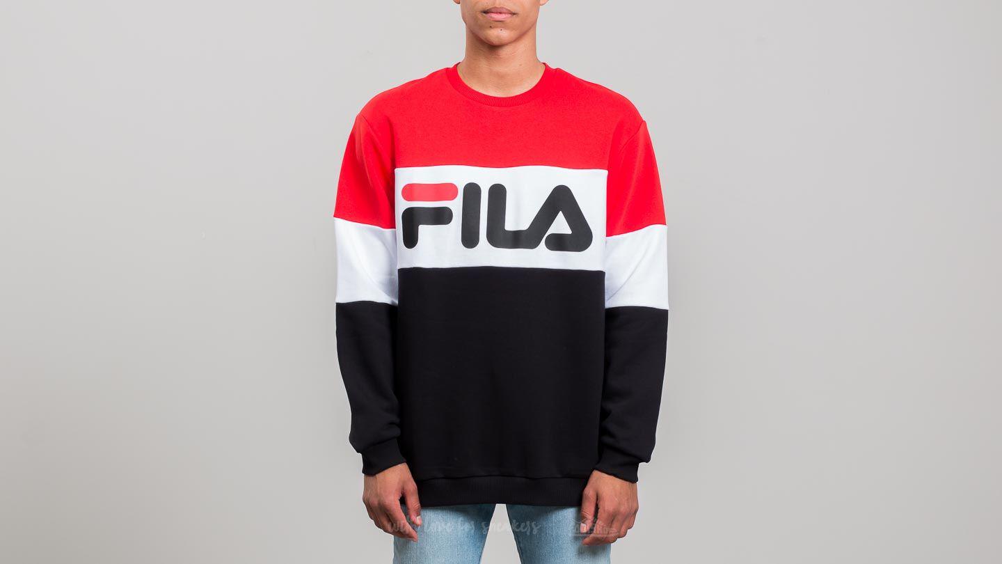 White Bright Blocked Straight High Risk Black Lyst Red Fila Crew eWHY2bDE9I