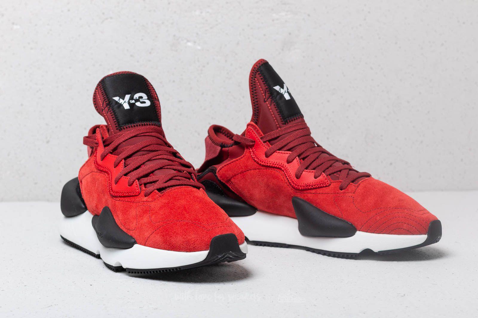 Y-3 Kaiwa Lush Red/ Lush Red/ Rust Red in Red for Men - Lyst