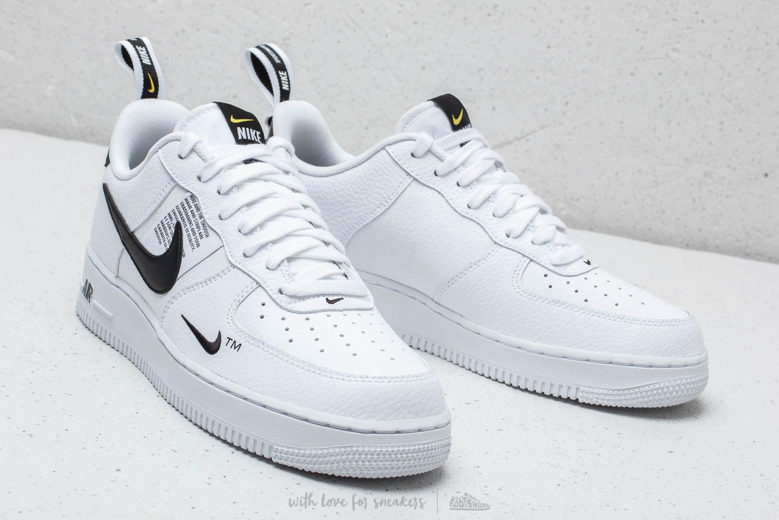 Air Force 1 '07 LV8 Utility Black, White & Tour Yellow Air Force 1 '07 LV8 Utility Black, White & Tour Yellow