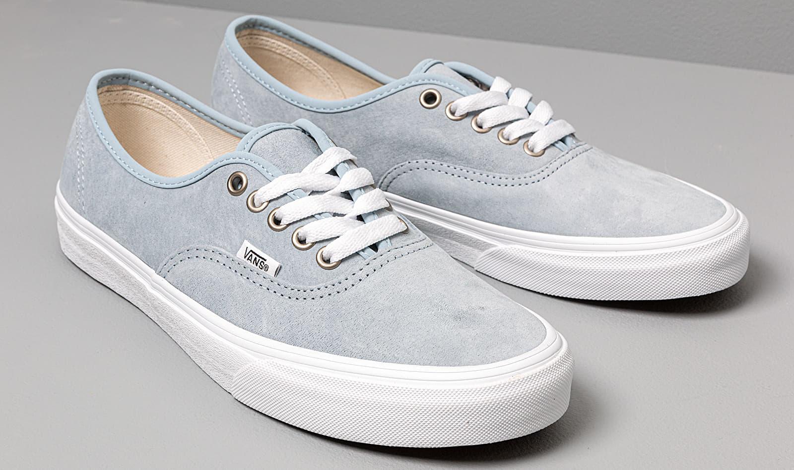 Vans Authentic (pig Suede) Blue in Black - Lyst