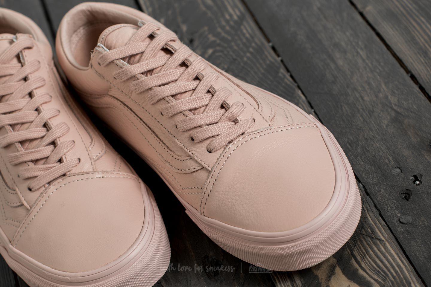 vans old skool leather rose vans old skool leather rose