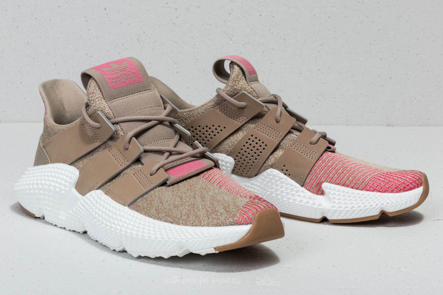 adidas originals prophere sneakers in beige and pink adidas originals prophere sneakers in beige and pink